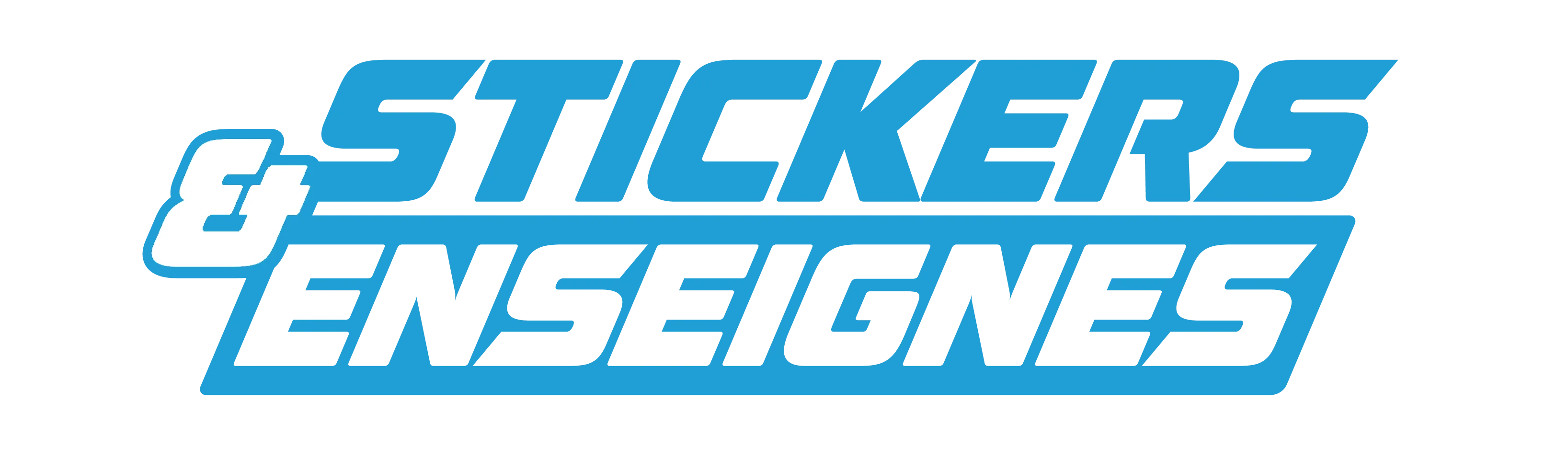 logo stickers enseignes