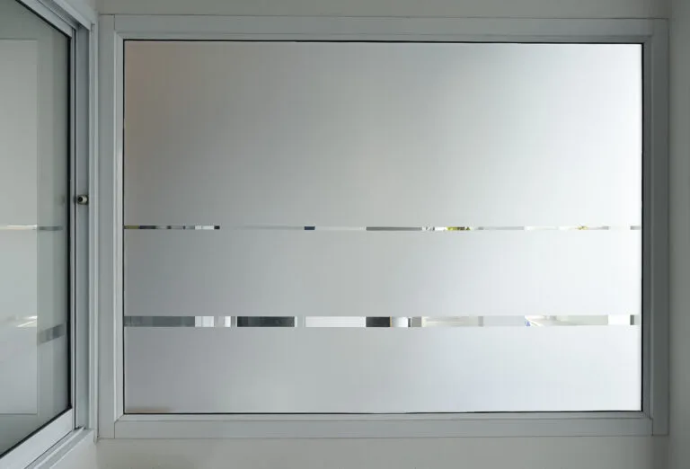 impression vitrine depoli